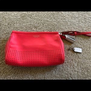 Coach Leather wristlet